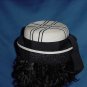 Doris vintage womans Hat black white ladies No. 100a