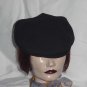 Navy blue newsboy Men's hat wool driving cap Cabbie golf hat 100a