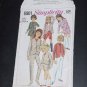 Simplicity Pattern 6901 Childs Girls pants Jacket Skirt 1966 Pattern No. 16