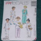 Toddlers Pajamas Pattern McCall's 9629 Cut One piece pajama Size CC 2,3,4 No. 101a Toddlers Pajamas Pattern McCall's 9629 Cut One piece pajama Size CC 2,3,4 No. 101a