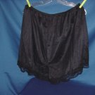 Panties Black Vintage Large panty Waist 34   102a