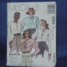 McCall's 3993 blouse cut Pattern Size 10-14  No. 103a