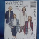 McCall's 5909 4 hour Jacket  Uncut Pattern Size 12-16  No. 103a