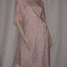 Vintage Prom Cocktail dress 1960s Pink Gown Special Occasion Bust 34 1950 Mad Men No. 120