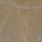 Peignoir Robe Yellow nightgown button front sheer double layer peignoir No. 106