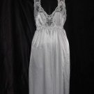 Barbizon silky white nightgown Small Petite polyester No 106a