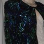 Sequin Beaded Jacket M Holiday Sweater  Laurence Kazar No. 113