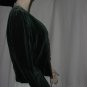 Forest Green Velvet jacket short cropped jacket No. 109