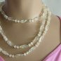 Clear Plastic twisted beads Necklace No. 108
