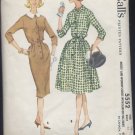 vintage McCall's Pattern 5552 misses womens size 16 dress with slim or full skirt Bust 36 No. 110 vintage McCall's Pattern 5552 misses womens size 16 dress with slim or full skirt Bust 36 No. 110