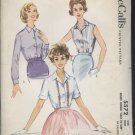 McCall's Pattern 5572 blouse pattern uncut 1960s No. 108 McCall's Pattern 5572 blouse pattern uncut 1960s No. 108