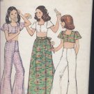 Simplicity Sewing Pattern size 14 6425 pattern Girls top bell bottom pants front wrap skirt No. 48