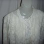 Sweater Vintage off white shell stitch 1950s 1960s No. 108