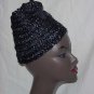 Navy blue vintage hat Charming Ladies hat Rare straw beehive hat No. 109
