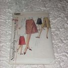 Misses Skirt Simplicity Sewing Pattern 6091 Waist 28 Hips 38  No. 109