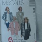 McCall's Pattern size B 8083 4 hour jacket Uncut   No. 110