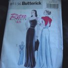 Uncut Retro Butterick '48 pattern B5136 Uncut Size AA 6-8-10-12  No. 111