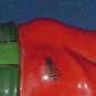 ceramic gnome smiling lying down Gnome Vintage gnome 113