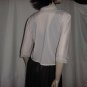 Pink bed jacket vintage tie front pleat yoke  No. 115