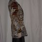 Animal print Chad Stevens Double breast blazer jacket size 12 No. 115