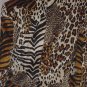 Animal print Chad Stevens Double breast blazer jacket size 12 No. 115