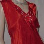 Night gown Natori Red cutwork bodice Neiman Marcus nightgown No. 116