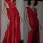 Night gown Natori Red cutwork bodice Neiman Marcus nightgown No. 116