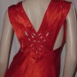 Night gown Natori Red cutwork bodice Neiman Marcus nightgown No. 116