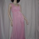 Pink double chiffon nightgown vintage Gotham  No. 117