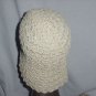 Floppy hat raffia type machine crocheted hat No. 127
