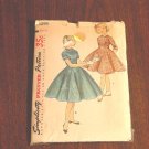 Vintage Simplicity pattern 1295 Size 8 Girls Dress 1950s No. 119 Vintage Simplicity pattern 1295 Size 8 Girls Dress 1950s No. 119