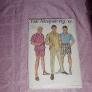 Vintage Uncut Simplicity Sewing Pattern 7145 Men's Shirt Pants Neck 16 Waist 38 No. 120