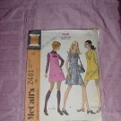 Uncut vtg McCall's 2481 Misses size 8 dress mini dress jumper NO. 120 Uncut vtg McCall's 2481 Misses size 8 dress mini dress jumper NO. 120