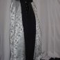 Cape Reversible Vintage Coat Wrap cape 1940s 1950s Wool blend jacquard No. 121