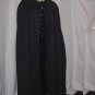 Cape Reversible Vintage Coat Wrap cape 1940s 1950s Wool blend jacquard No. 121