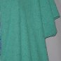 Turquoise Delicates Spa robe Size 2X zip front No. 122