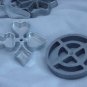 Rosette Irons 6 piece rosette set No. 122
