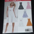 New Look Simplicity Pattern 6589 Summer dress high waist gored skirt  No. 122
