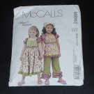 McCall pattern 6062 Cdd 2, 3 4 5 girls dress top capri pants kerchief No. 122 McCall pattern 6062 Cdd 2, 3 4 5 girls dress top capri pants kerchief No. 122
