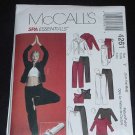 McCalls 4261 Misses jacket tops pants skirt bag Uncut 124 McCalls 4261 Misses jacket tops pants skirt bag Uncut 124