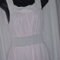 vintage nightgown Pink white bust 38 short nightgown No. 125