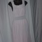 vintage nightgown Pink white bust 38 short nightgown No. 125