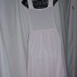vintage nightgown Pink white bust 38 short nightgown No. 125
