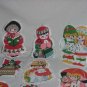 Christmas theme Fabric pellon cut outs banner Pieces theme cut outs No. 126