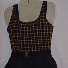 Swimwear womens swim suit Black checked yellow top Mainstream size 8 Bust 30 No. 127 Swimwear womens swim suit Black checked yellow top Mainstream size 8 Bust 30 No. 127