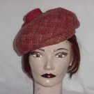 Mr. John Classic Vintage hat womens vintage Hat Beret Top knot No. 128 Mr. John Classic Vintage hat womens vintage Hat Beret Top knot No. 128