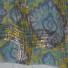 Vintage Fabric 44" x 6 yds semi sheer Material gold thread No. 128 Vintage Fabric 44" x 6 yds semi sheer Material gold thread No. 128