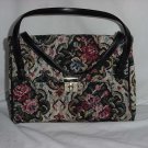 Tapestry purse Vintage Markay tapestry handbag No. 128