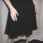 Sequin Collar black 1950s 1960s dress Vintage dress sleeveless chiffon overskirt Bust 34