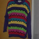 Purple sweater Ugly Sweater Sequin zig zag design Reference Size S No. 128 Purple sweater Ugly Sweater Sequin zig zag design Reference Size S No. 128
